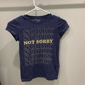 Girls Navy T-shirt
